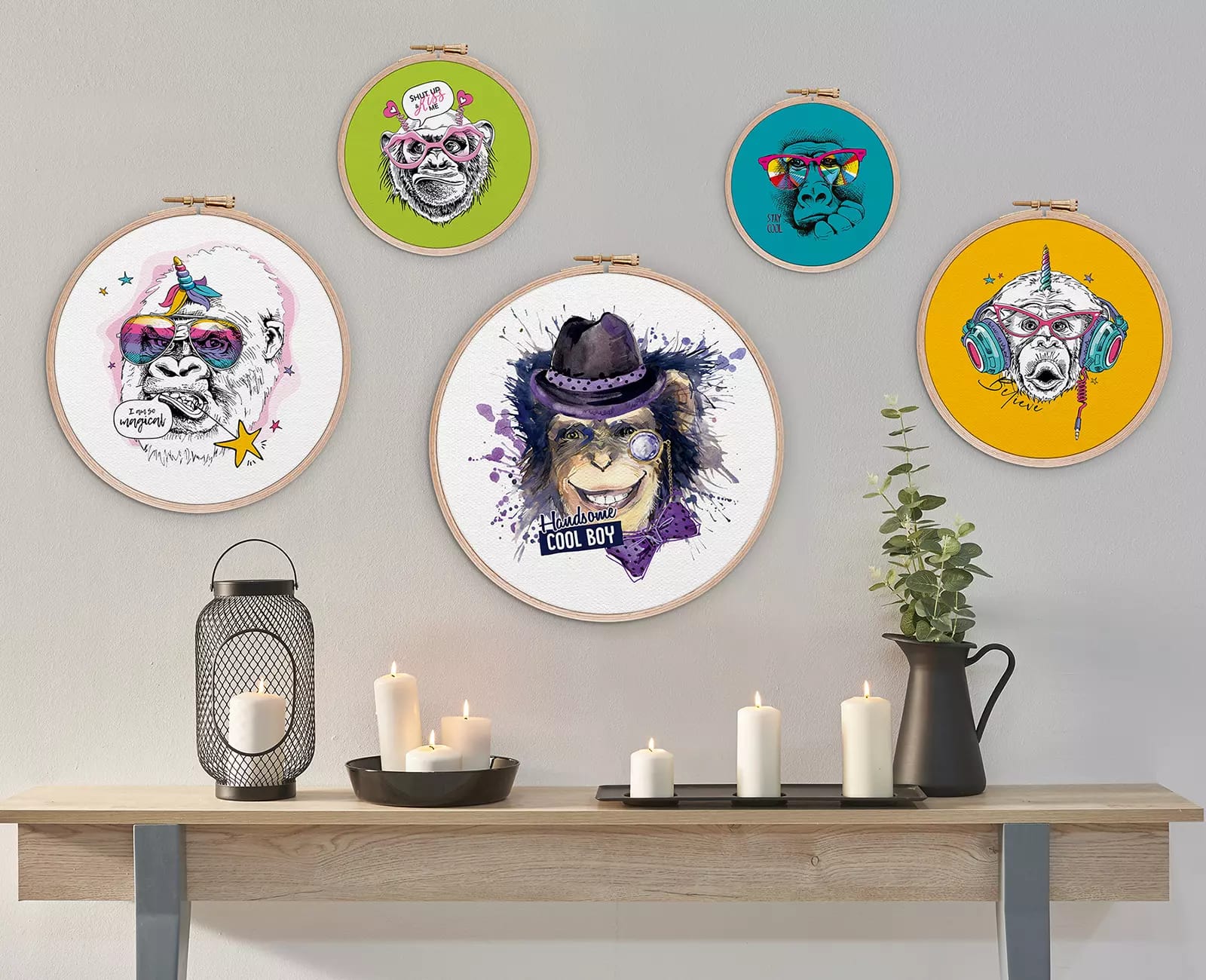 Cool Chimps Boys Rooms Wall Décor