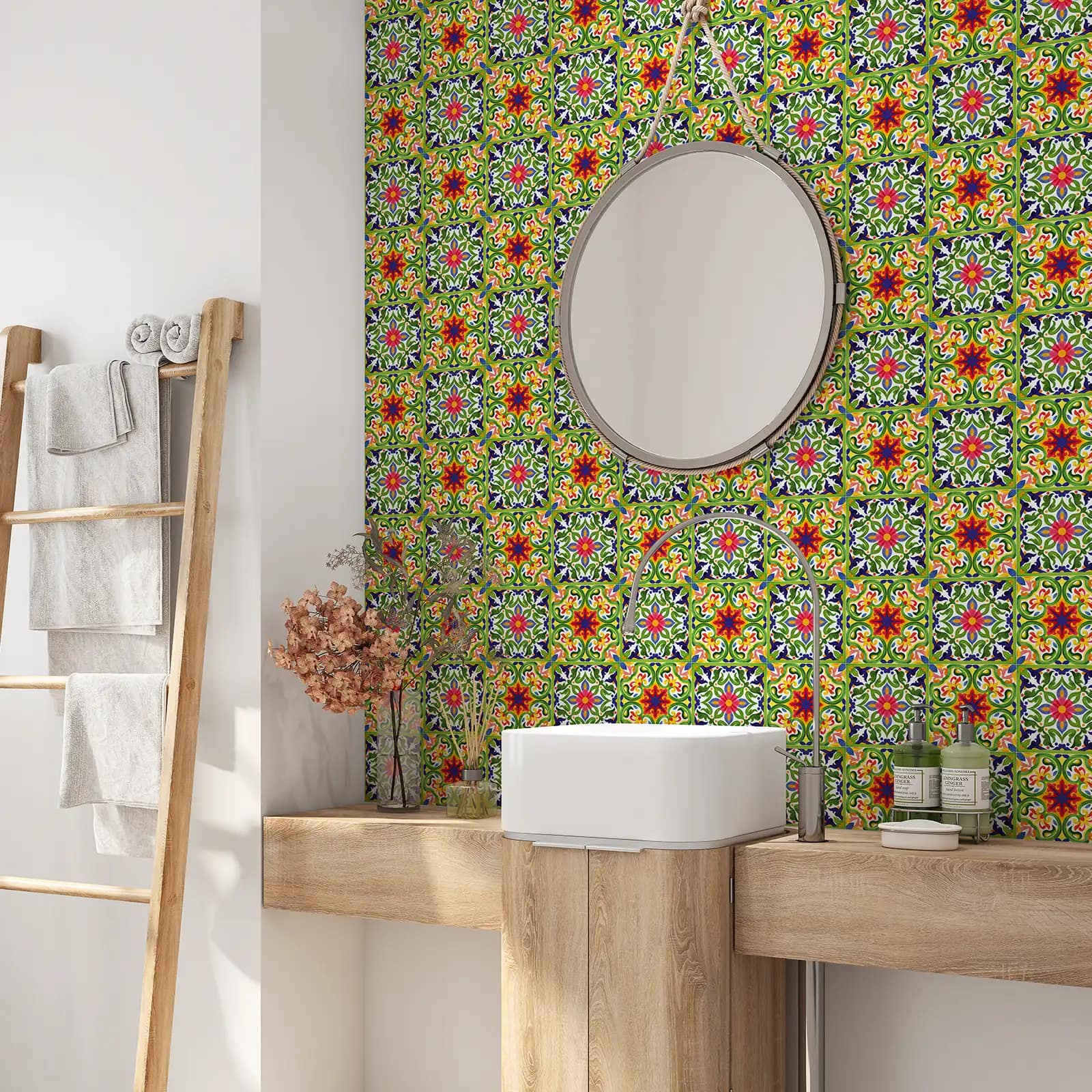 Peel and stick tile stickers - Portuguese Azulejo Tiles