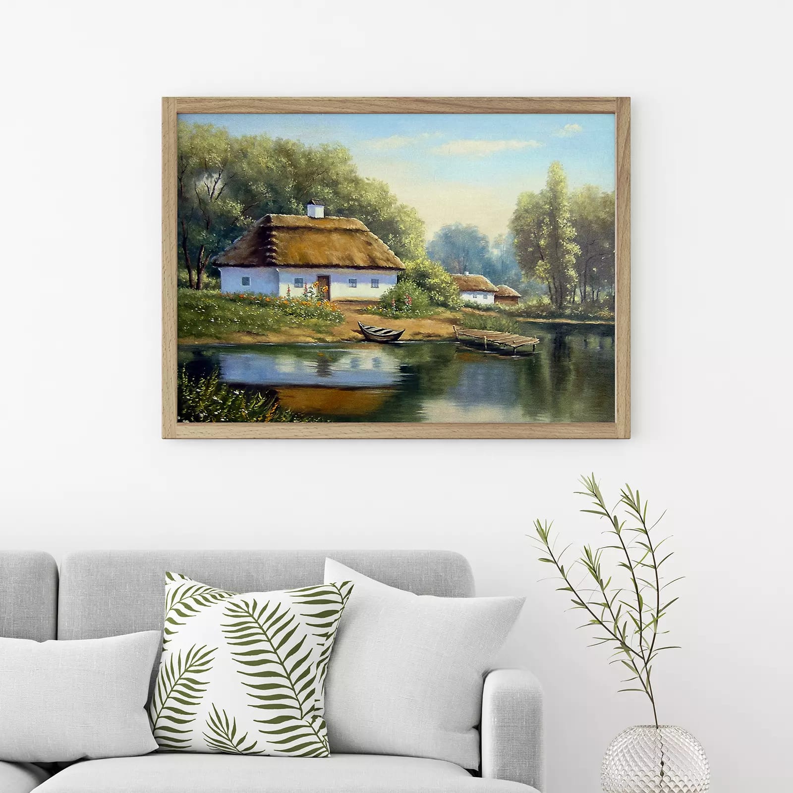 Amazing Ukraine House In The Forest, boat and river