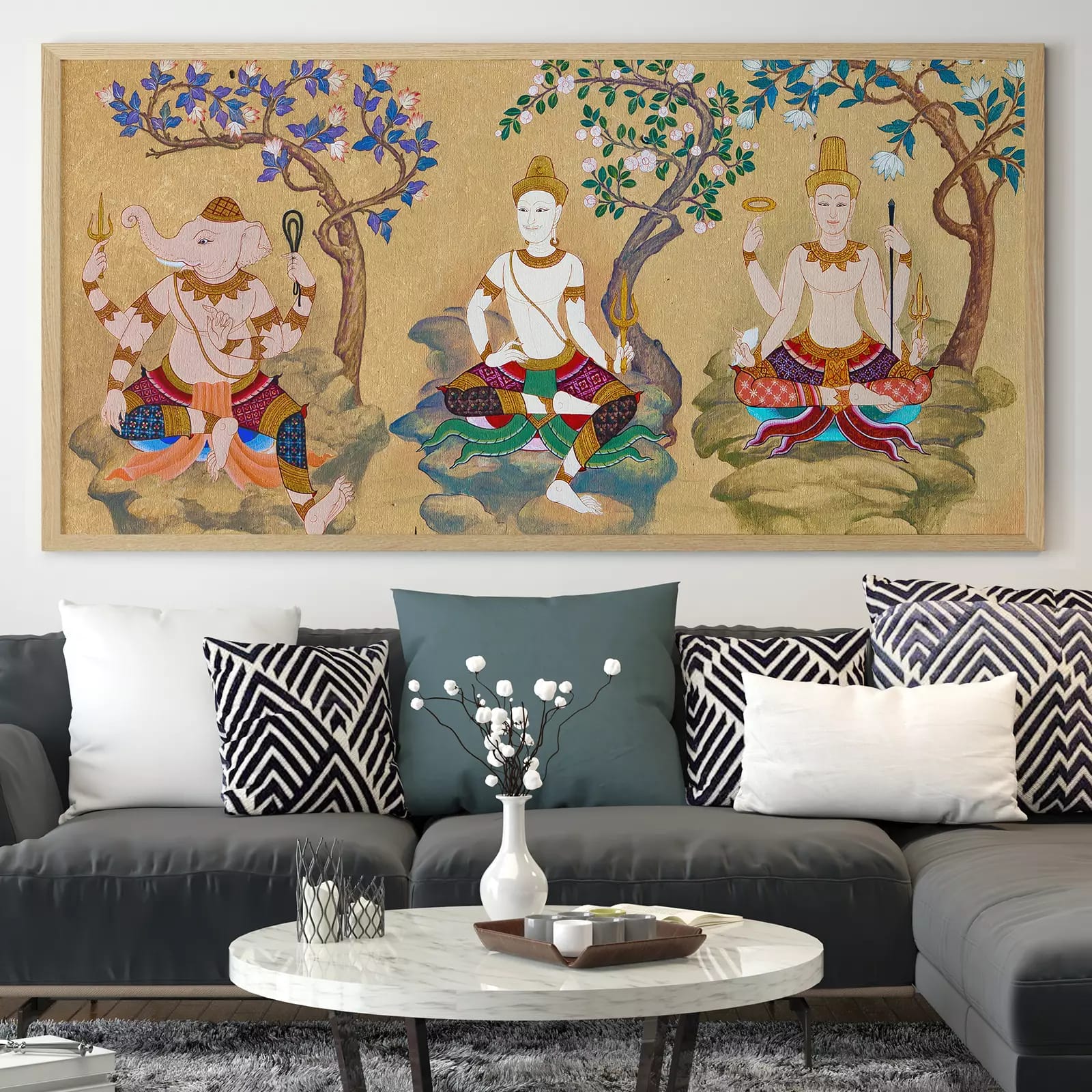 Hindu God. Vintage traditional