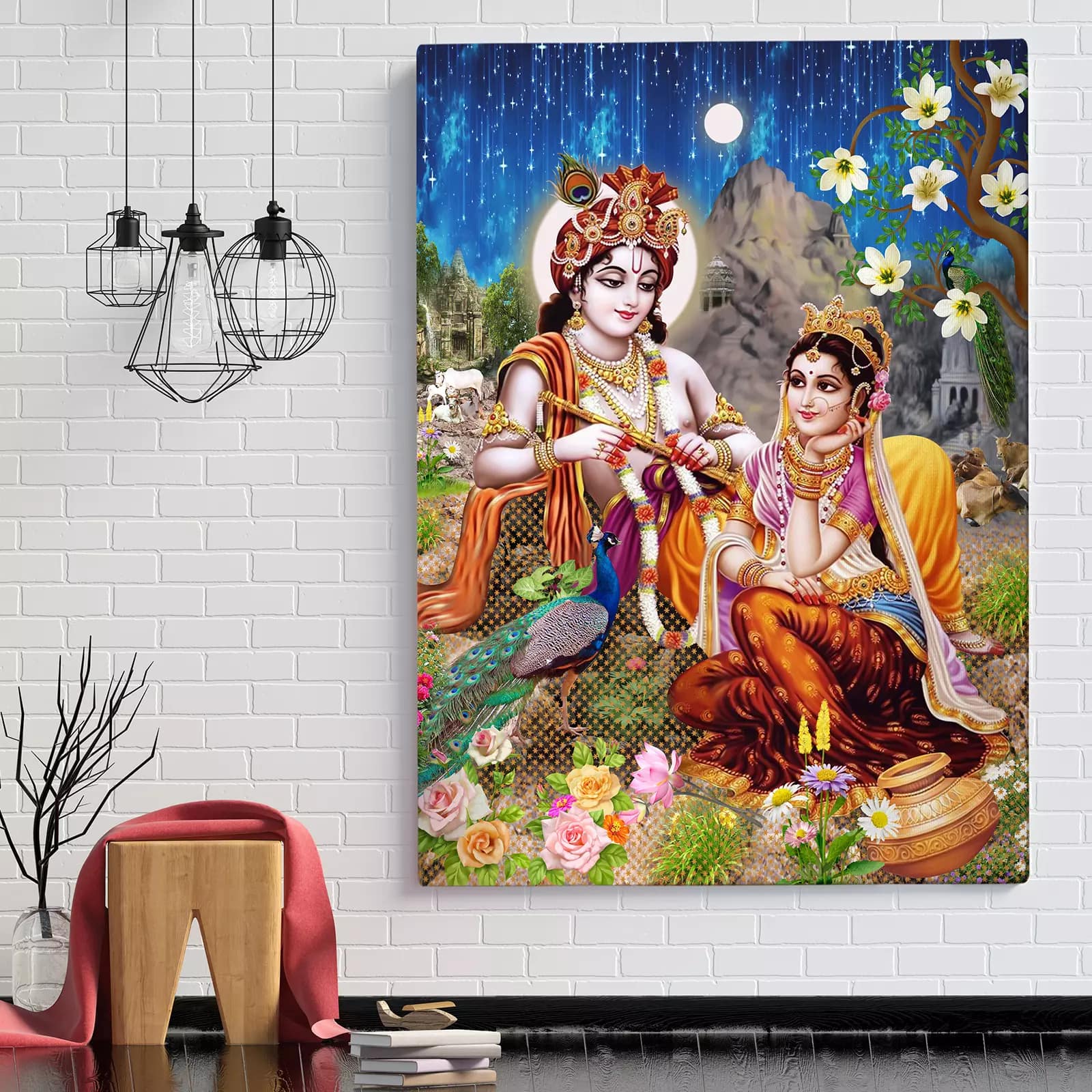 Lord radha krishna hindu god