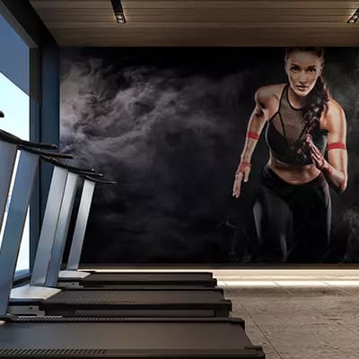 Gym Branding - Application