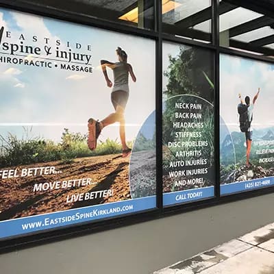 Customized Window Graphics Prints - Printing Services